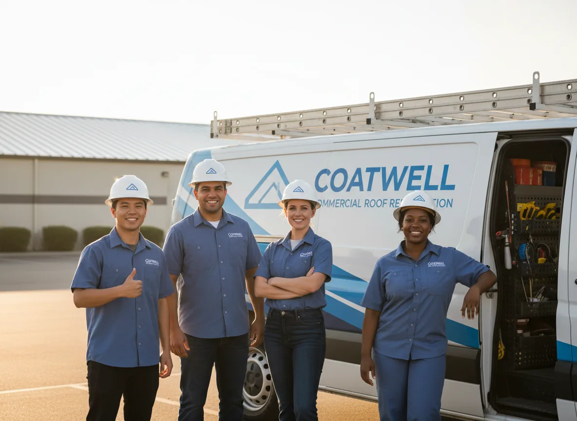 Commercial roof coating company in Clinton, MA